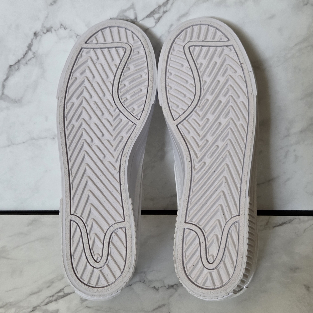Nike Court Legacy Lift Triple White Womens Sneakers Shoes Size 10 - Picture 7 of 8